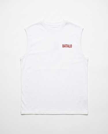 Tank top "SHADOW TEE" - White Red
