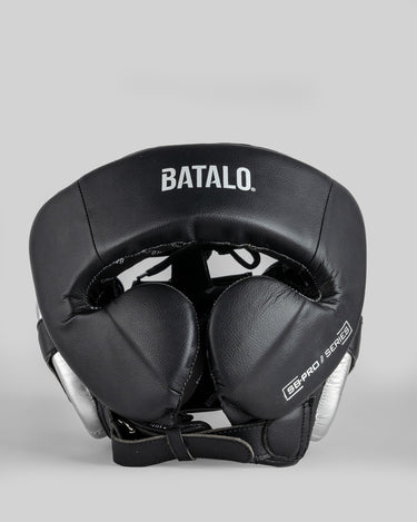 kopfschutz-boxen-sparring-schwarz-front