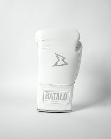 BATALO SB-Pro Boxhandschuhe - Weiß Schnüren
