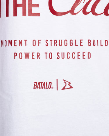 FIGHT CIRCLE - T-Shirt Weiß/Rot