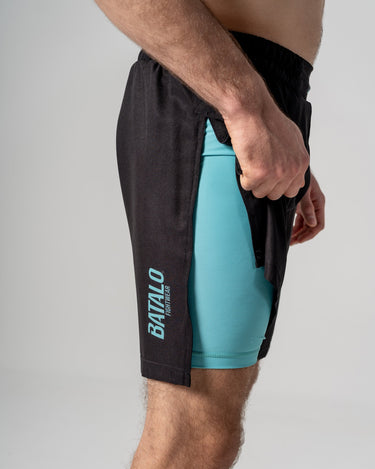 Icy Mint 2-in-1 Battle Shorts