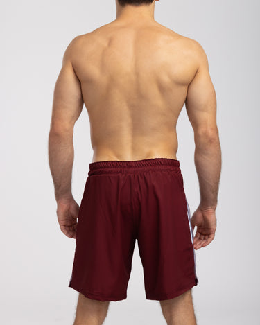 Maroon 2-in-1 Battle Shorts