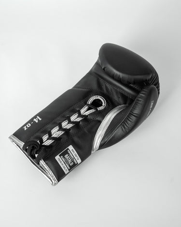 BATALO SB-Pro Boxhandschuhe - Schwarz Schnüren