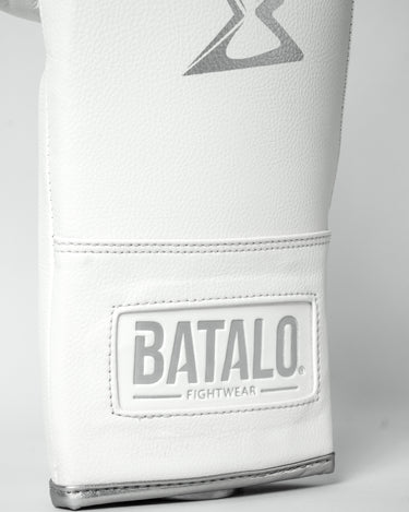 BATALO SB-Pro Boxhandschuhe - Weiß Schnüren